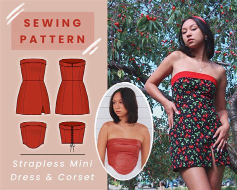 adding straps to a strapless dress|free strapless dress sewing pattern.